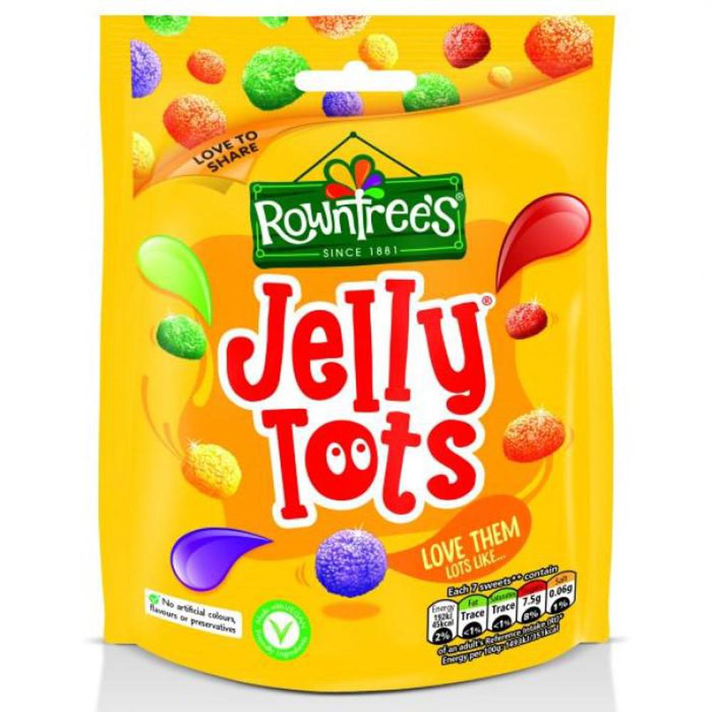 Rowntree's Jelly Tots Sweets Sharing Pouch 150g