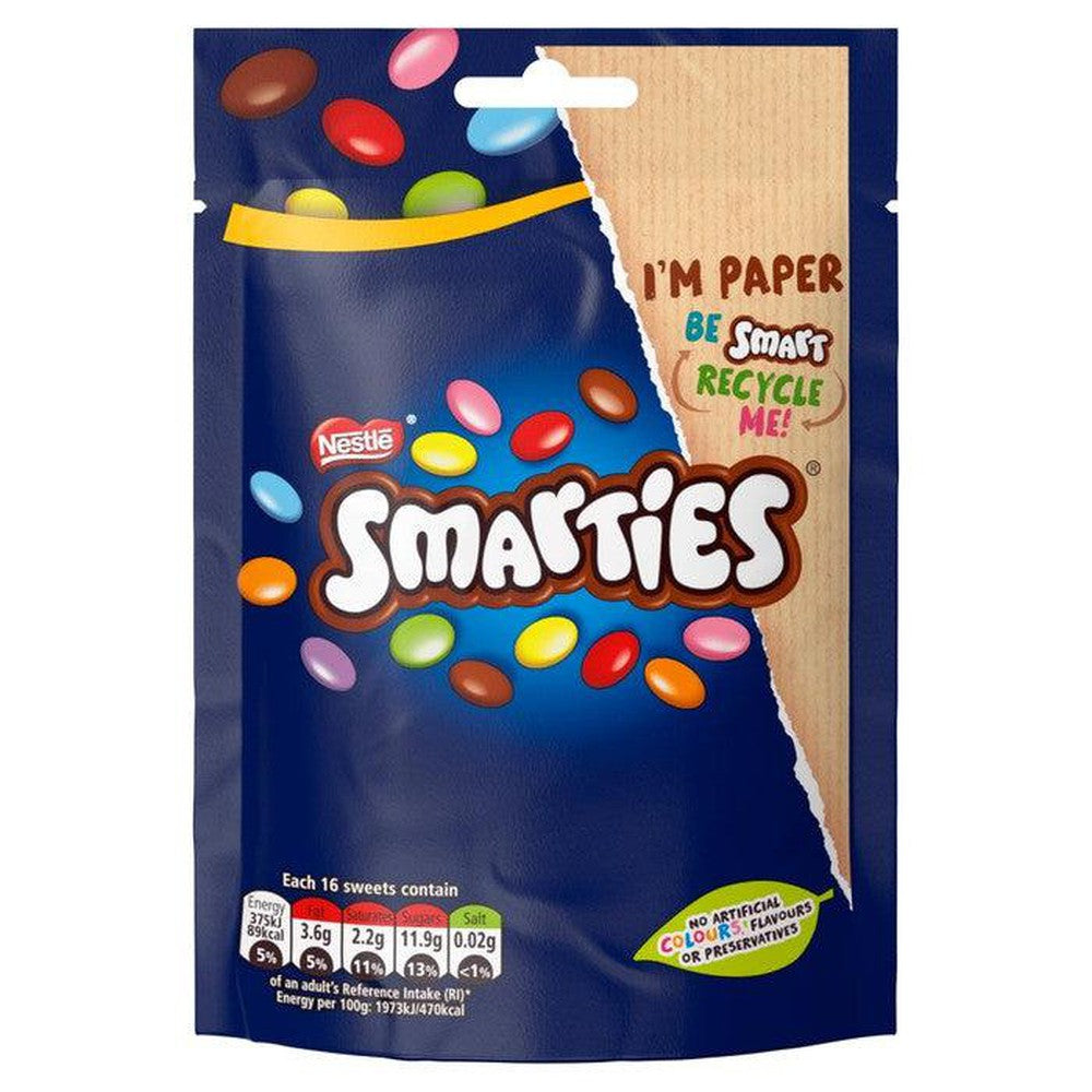 Smarties Milk Chocolate Sharing Bag 105g