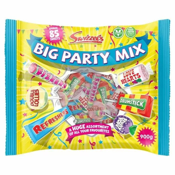 Swizzels Big Party Mix Sweet Bag 900g | Giant Bradley's Online Sweet Shop