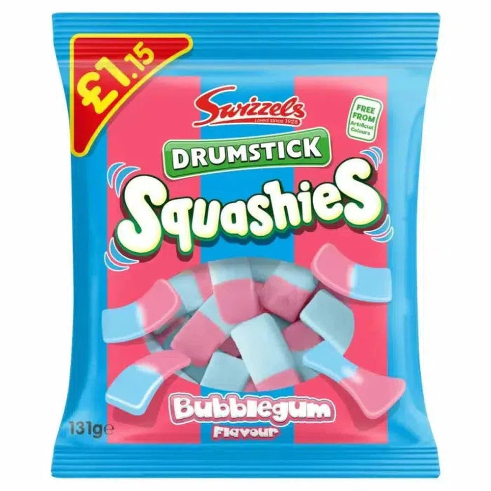 Swizzels Bubblegum Drumstick Squashies 120g