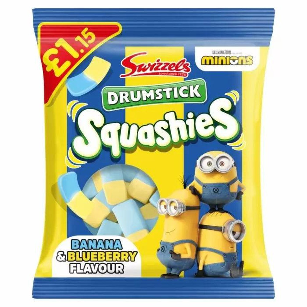 Swizzels Minions Drumstick Squashies 110g