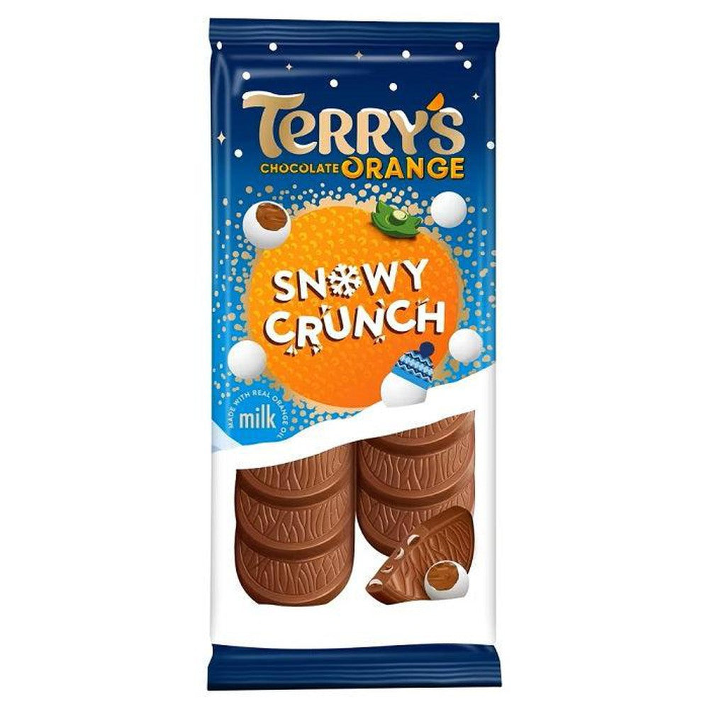 Terry's Chocolate Orange Snowy Crunch Bar 90g