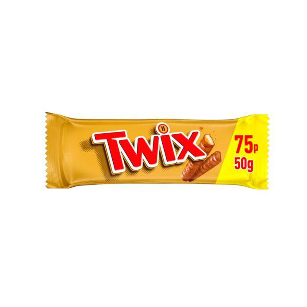 Twix Chocolate Biscuit Twin Bars 50g