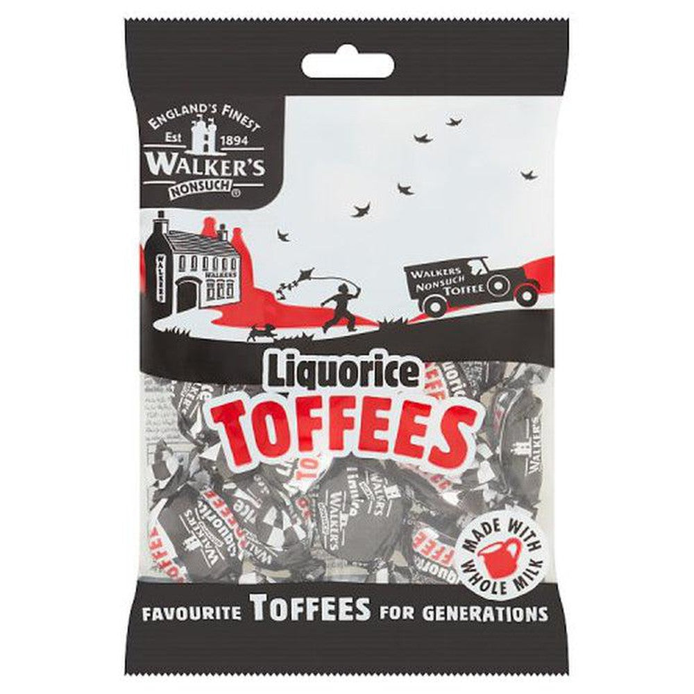 Walker's Nonsuch Liquorice Toffee Bags 150g