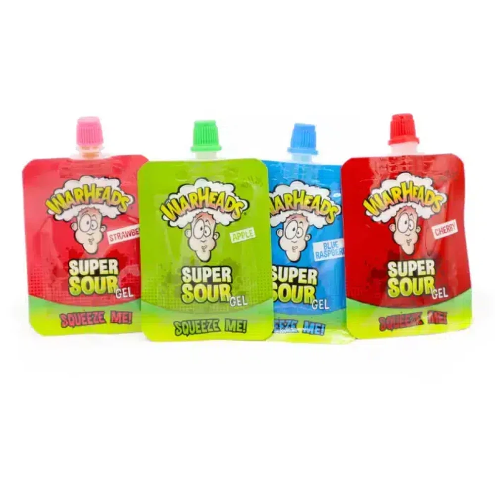 Warheads Super Sour Squeeze Me Gel 20g x1 Random Flavour