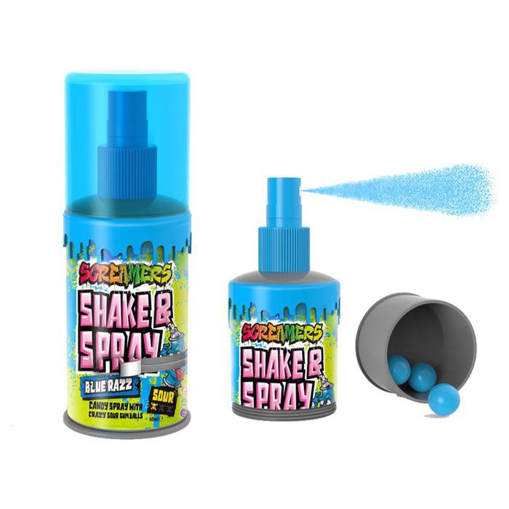 Zed Candy Screamers Blue Raspberry Shake & Spray 60ml