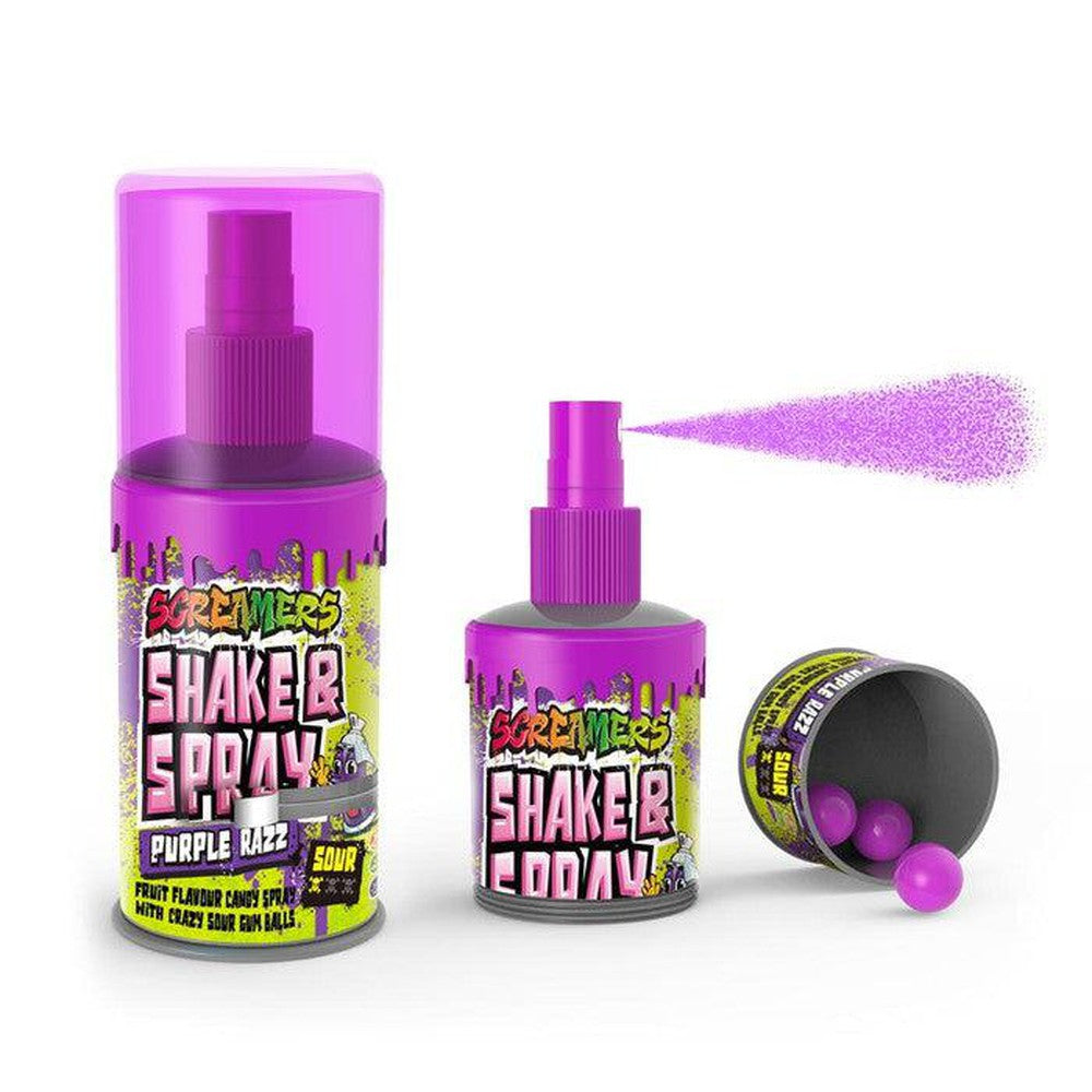 Zed Candy Screamers Purple Raspberry Shake & Spray 60ml